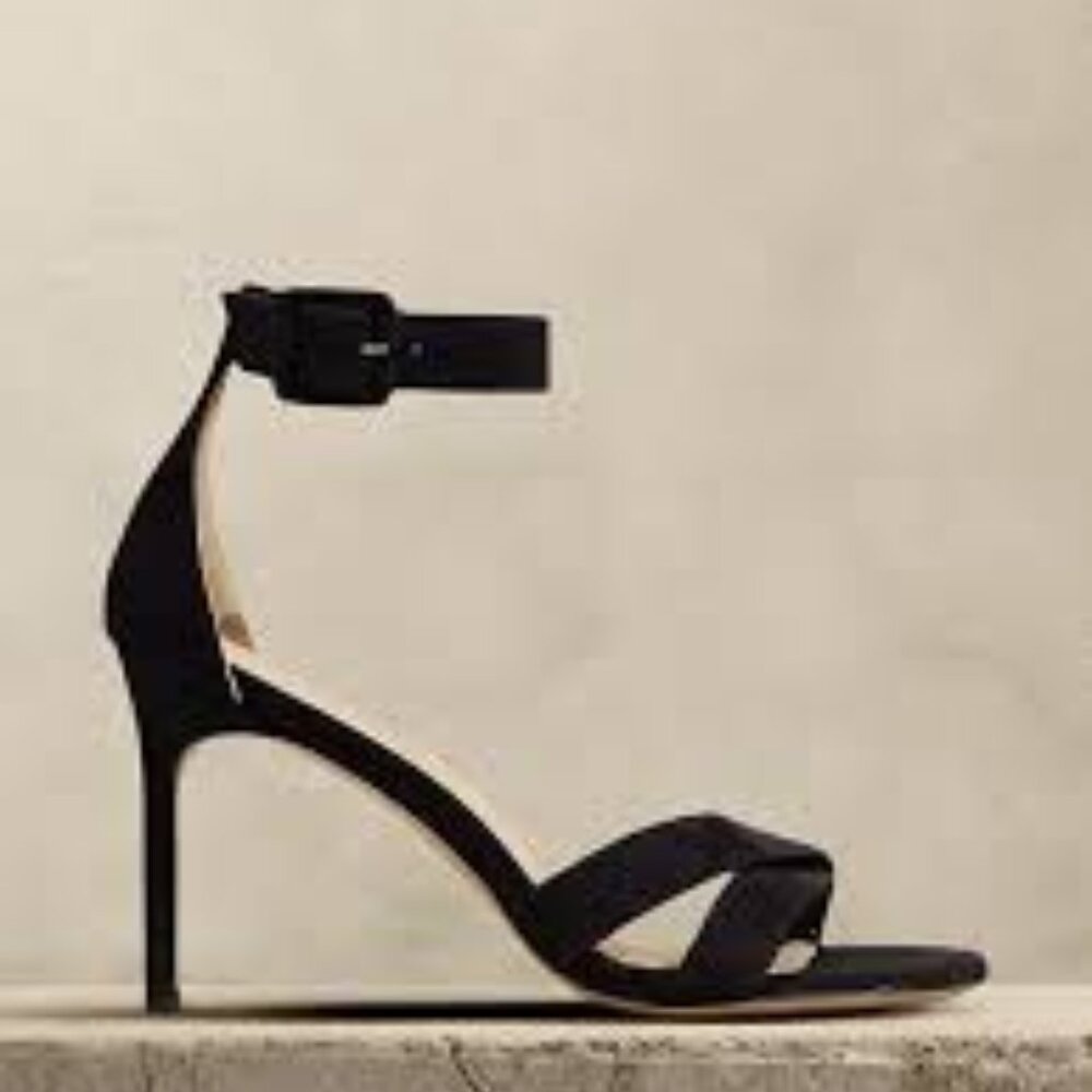 Banana Republic Terrazzo Suede High-Heel Sandal